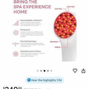 LightStim LED Therapy Device - White and Red